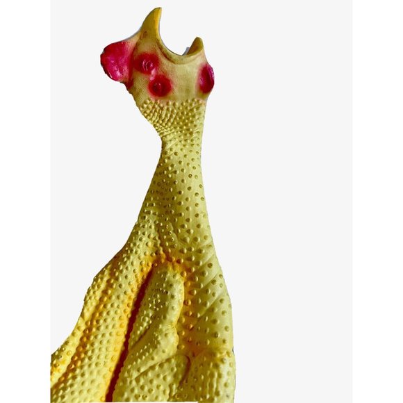 Plastic Chicken Toy Farm 20" Long Wall Decor Thanksgiving Fun Scary Toy - Picture 4 of 8